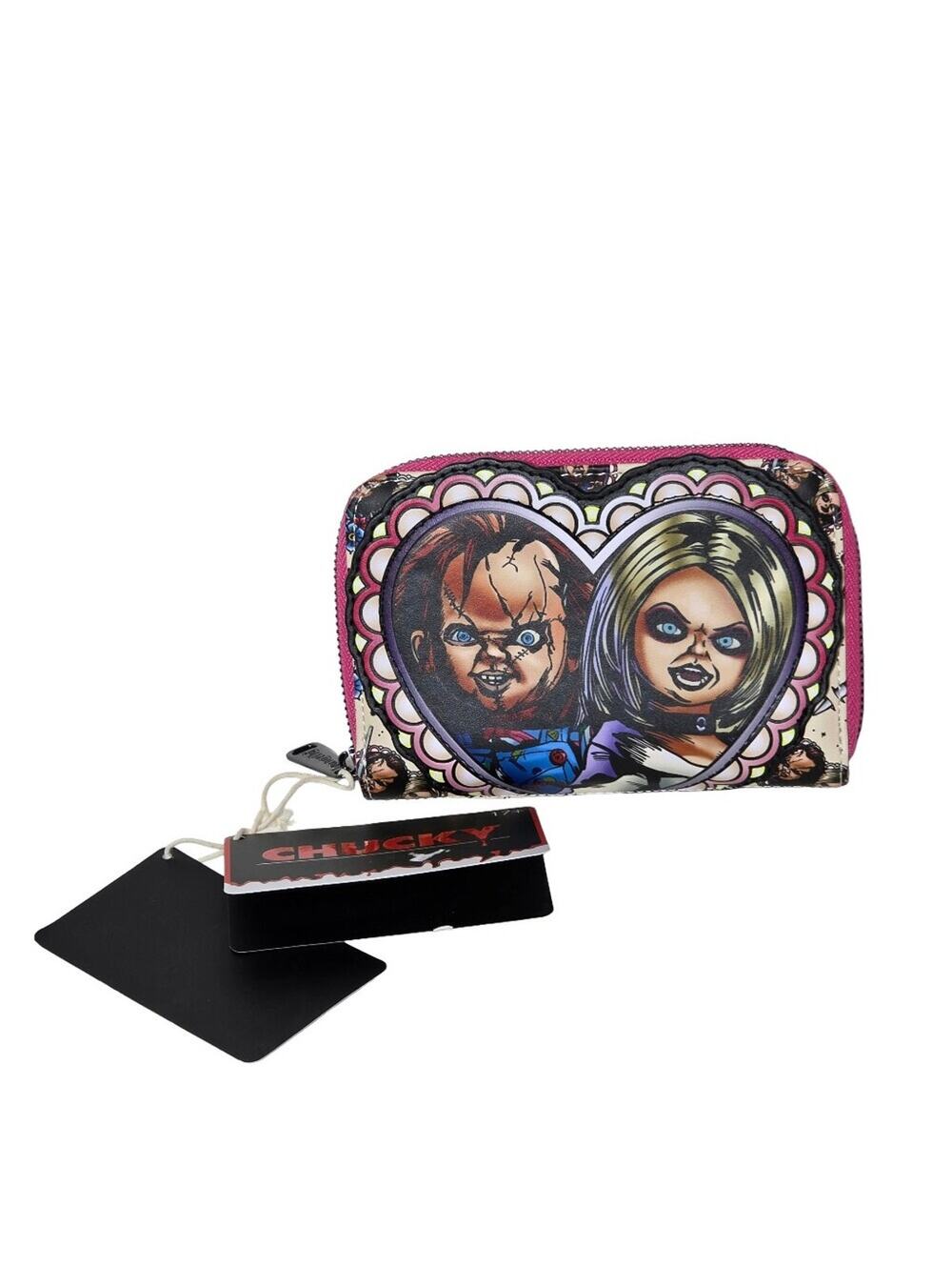 Loungefly Bride of Chucky Valentines Zip Around Wallet NWT